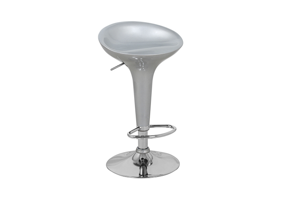 Стул барный Бомба серебро