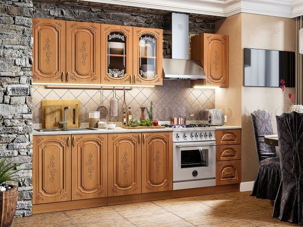 Кухонный Гарнитур Лиза -2 МДФ 1600/1700/1800/2000 мм/Разные Цвета