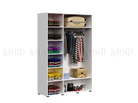 Шкаф 3-х Дверный Ницца NEW МДФ  (Ш-1500 x В-2236 x Г-524 мм)