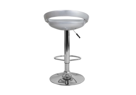 Стул барный Диско серебро